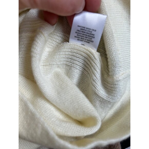 NWT 41 Hawthorn Stitchfix Nio Pullover Sweater Womens Size M Soft Off-white - Picture 10 of 10